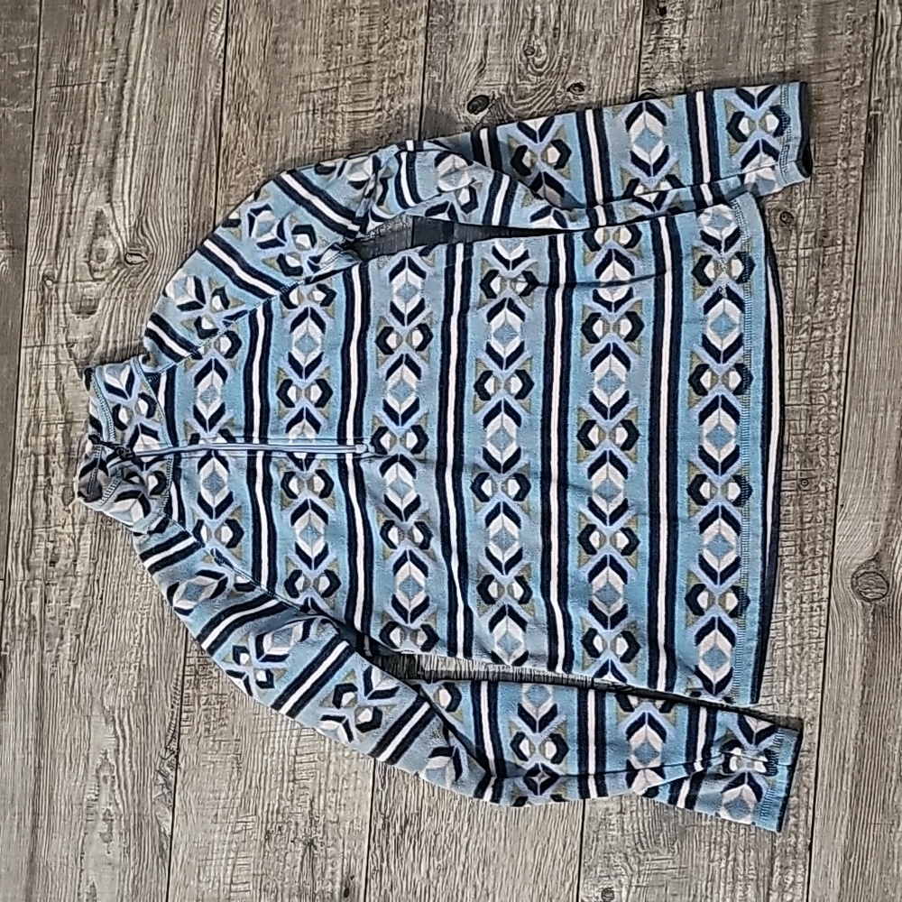 Eddie Bauer Aztec Print 1/4 Zip Sweatshirt